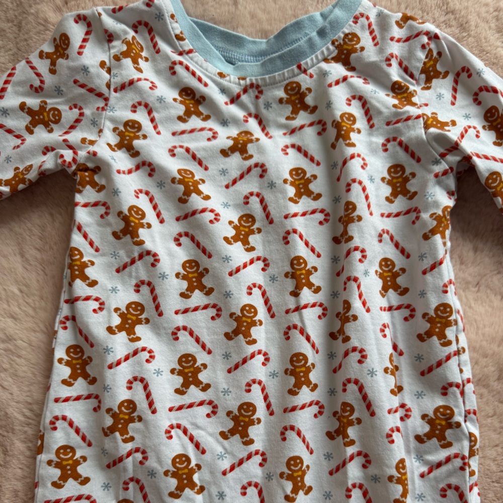 Stitchy Fish Gingerbread Man Romper - Picture 2 of 5